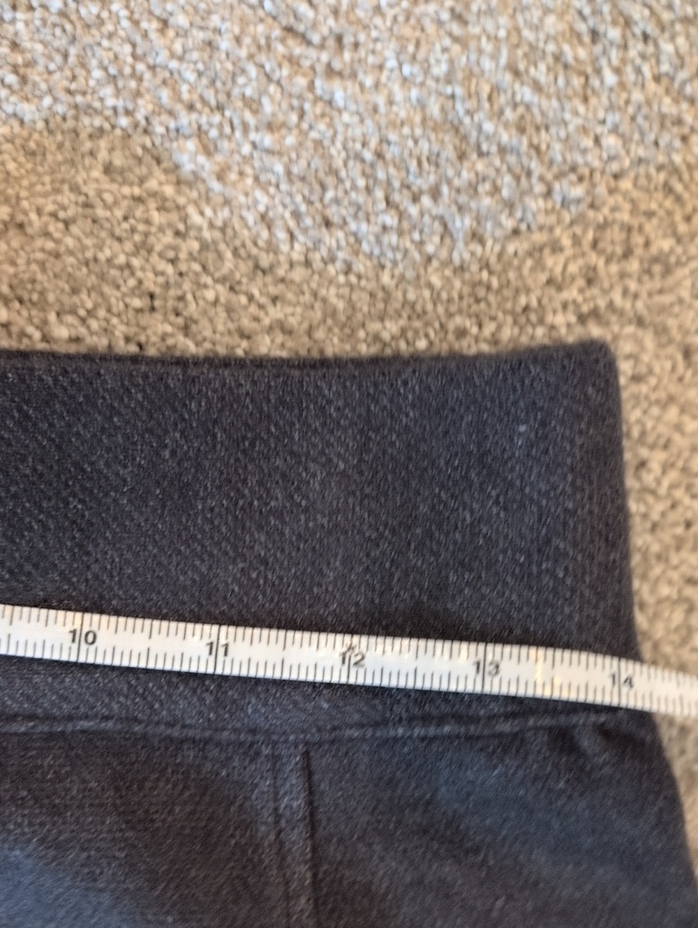 Zara Knit Charcoal Gray Midi Skirt, Medium - Picture 10 of 10